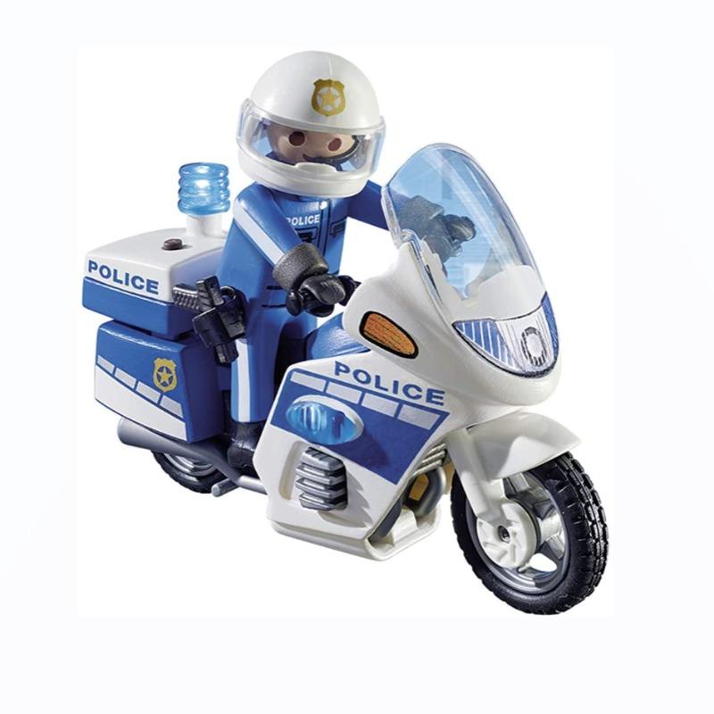 بلاي موبيل - لعبة دراجة الشرطة مع أضواء