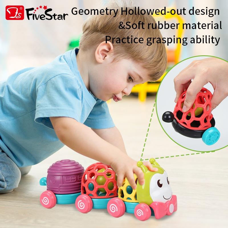 مجموعة لعب الكرة اللينة والقطار