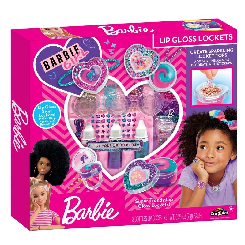 Barbie Sparkling Sweet Heart Lip Gloss Lockets