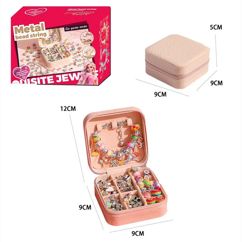 Dream Princess Jewelry Box DIY Creative Beads 60 Pcs