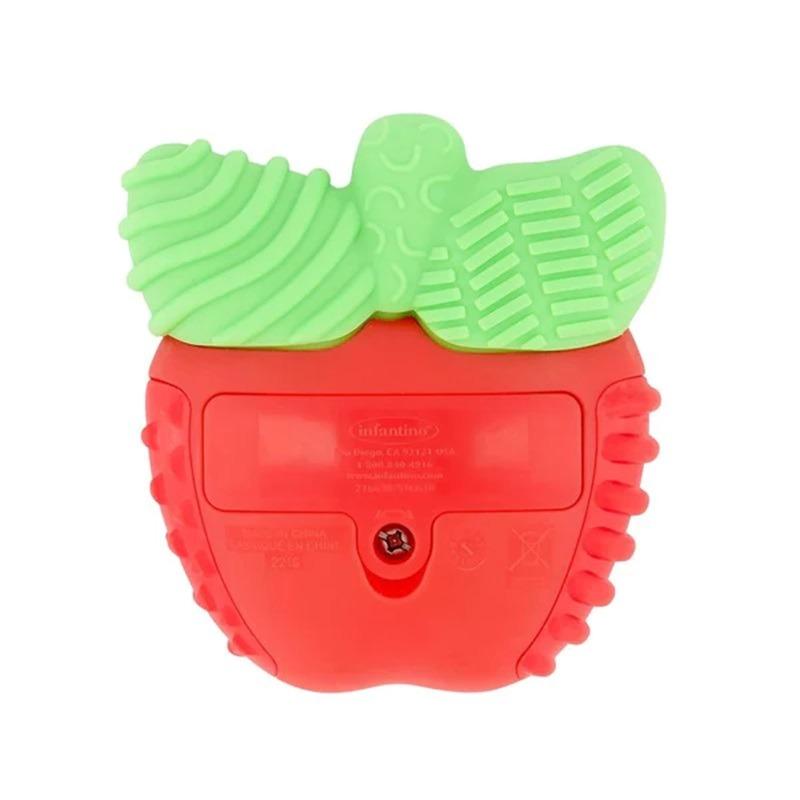Infantino Lil' Nibbles Vibrating Teether - Apple