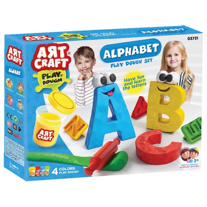 Dede Artcraft Alphabet Play Dough Set - 36 Pcs