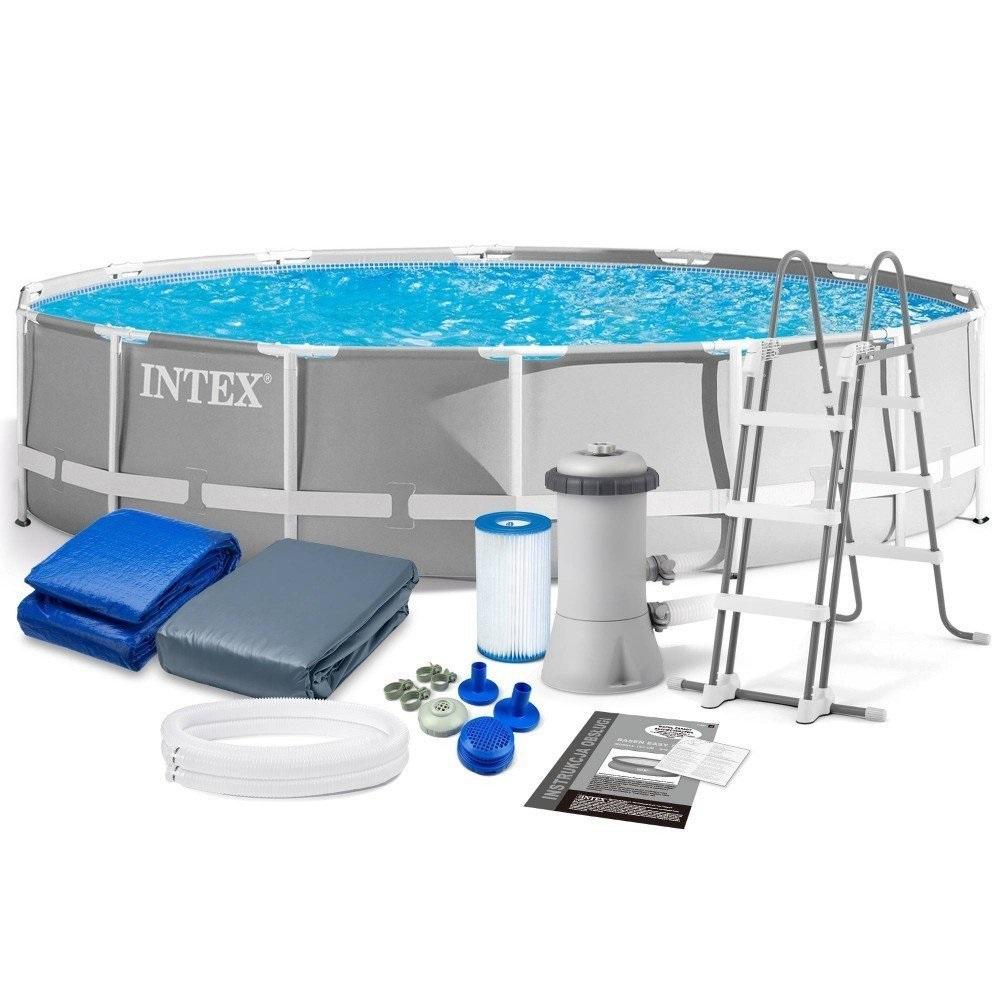 Intex Prism Frametm Premium Pool Set With Accessories - 20 Ft