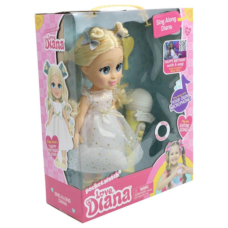 لاف ديانا - دمية سينج ألونج هابي بيرث داي 13 إنش