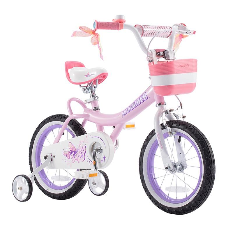 رويال بيبي - دراجة جيني جيلر 14 انش - وردي