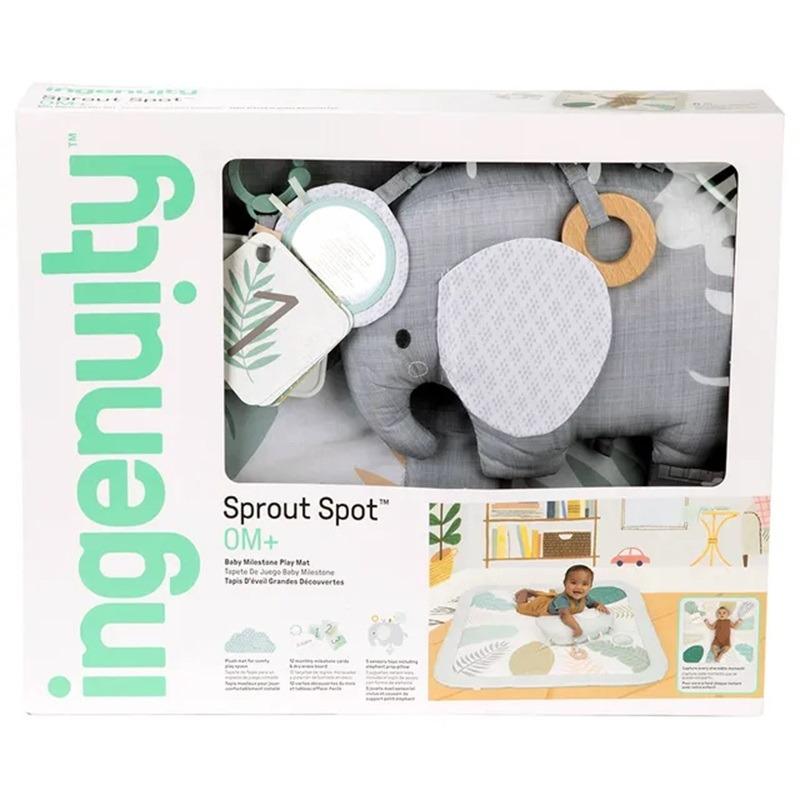 Ingenuity Sprout Spot Baby Milestone Play Mat