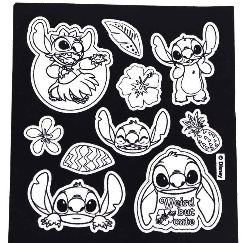 مجموعة ملصقات ستيتش المخملية للتلوين والتزيين بالجواهر