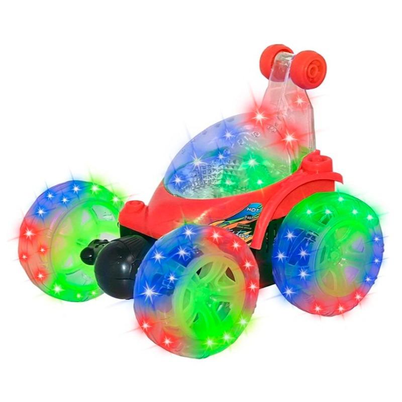 Toyland - Rechargeable 360 Degree Stunt Car with Remote Control-Yellow