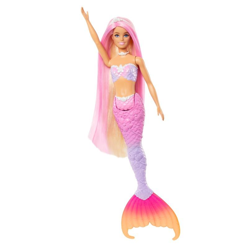 Barbie Malibu Mermaid Doll with Pink Hair and Dolphin