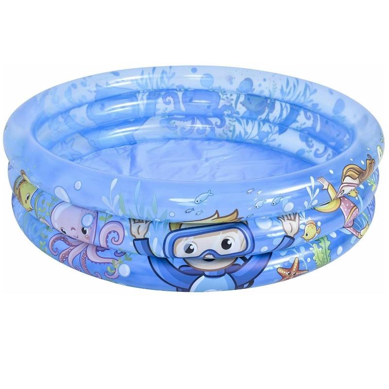 صن كلوب - مسبح ثلاثي الحلقات للأطفال بتصميم حيوانات البحر