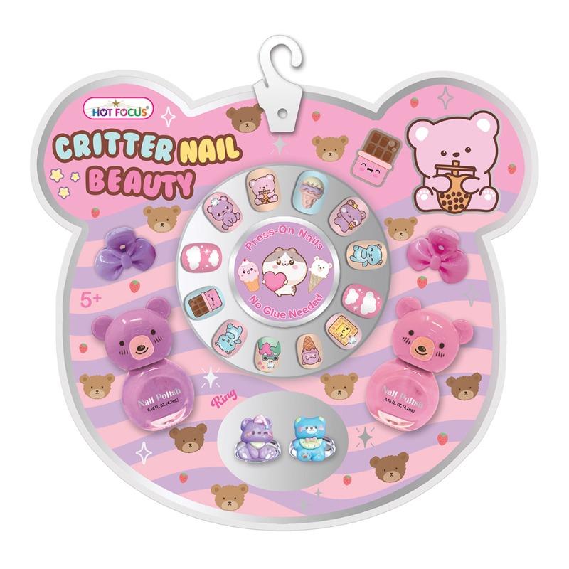 Hot Focus Critter Nail Beauty Set