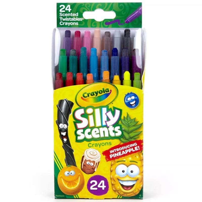 Crayola Silly Scents Twistable Crayons 24 Colors