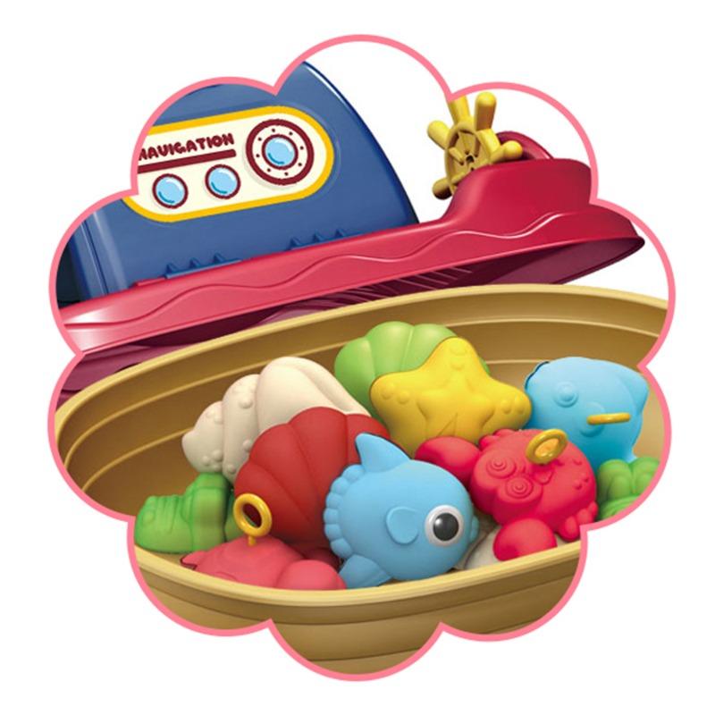 Fishing Boat Clay Toy Series