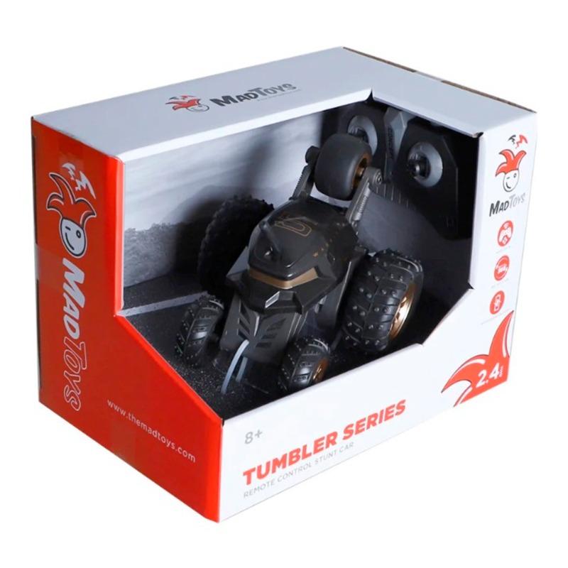 Mad Toys Tumbler Series Remote Control Stunt Car - Warrior Black