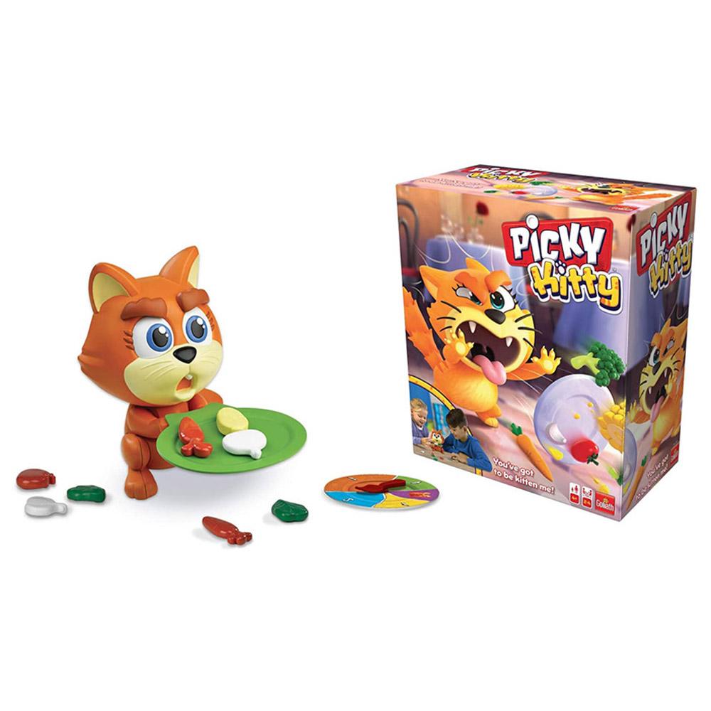 Goliath Games Feed The Kitty His Veggies Plate Game