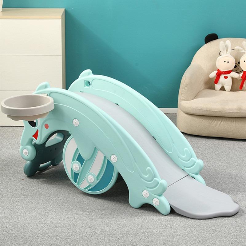Gosport Frog Ride on And Slide - Green