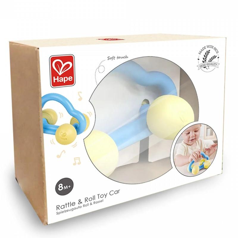 Hape Rattle And Roll Toy Car