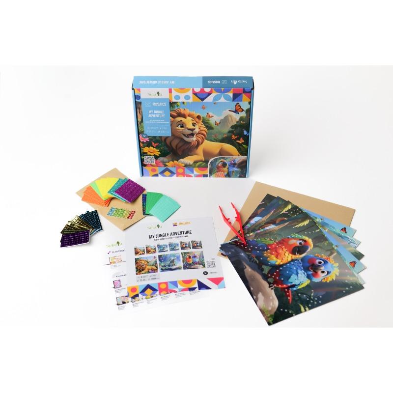 Sekoia Mosaic My Jungle Adventure - Creative Mosaic Art Set