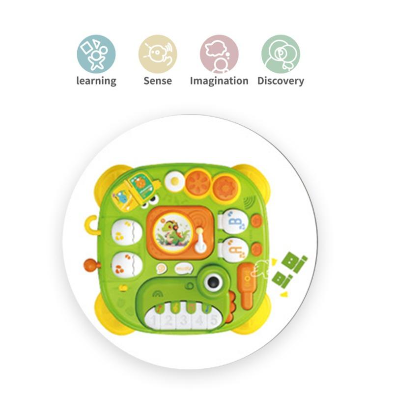 طاولة لعبة البيانو على شكل ديناصور