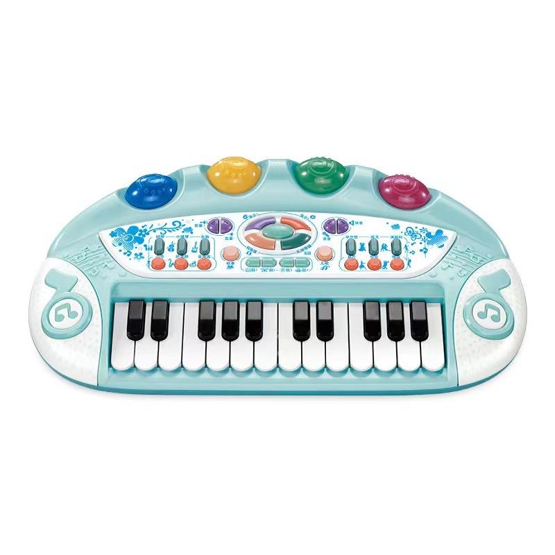 Musical piano blue