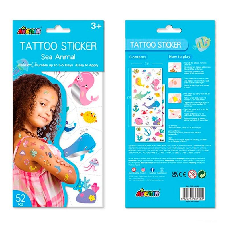 Avenir Tattoo Sticker - Sea Animal