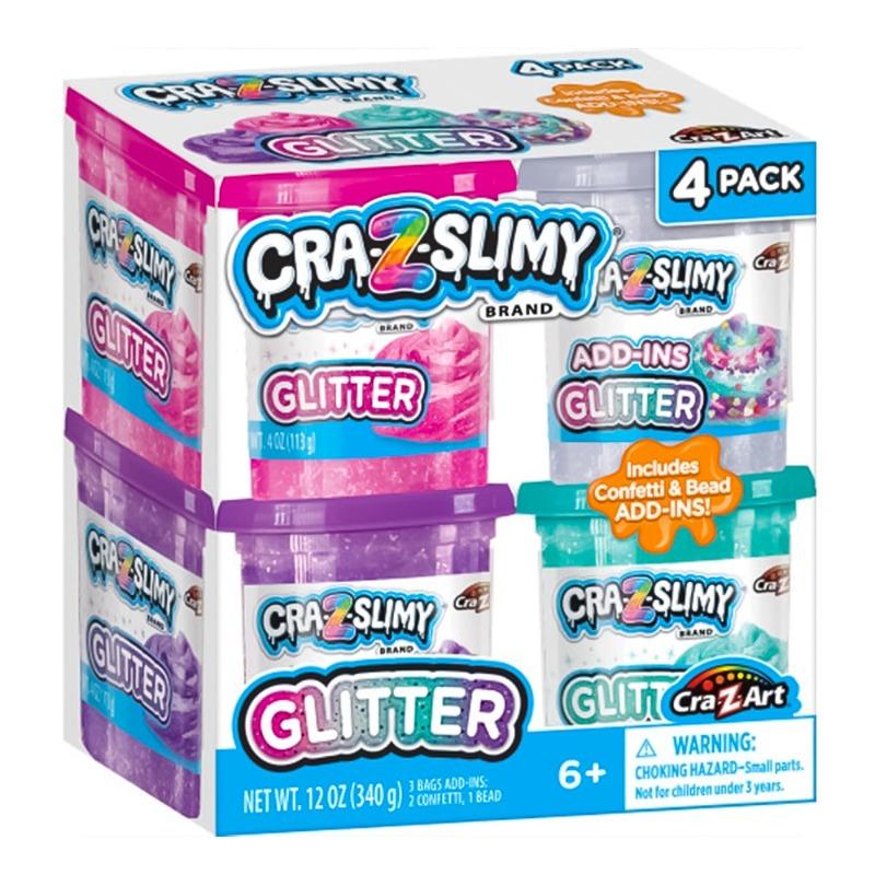 Cra-Z-Art Slimy Glitter - 4 Pack