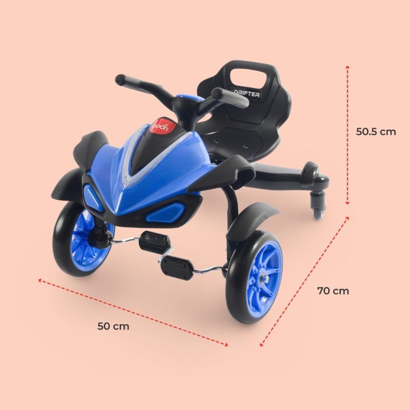 Moon Drifter Drift 4 Wheel Bike - Blue