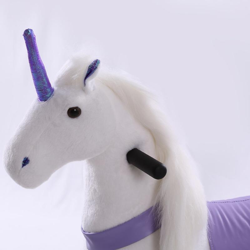 Tobys Ponycycle Rideamal Ride on - Purple Unicorn