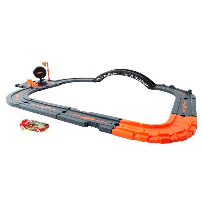 هوت ويلز - مجموعة لعب مسار السيارات سيتي تراك 10 قطع