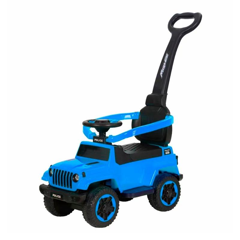 سيارة ركوب للأطفال مع مقبض دفع