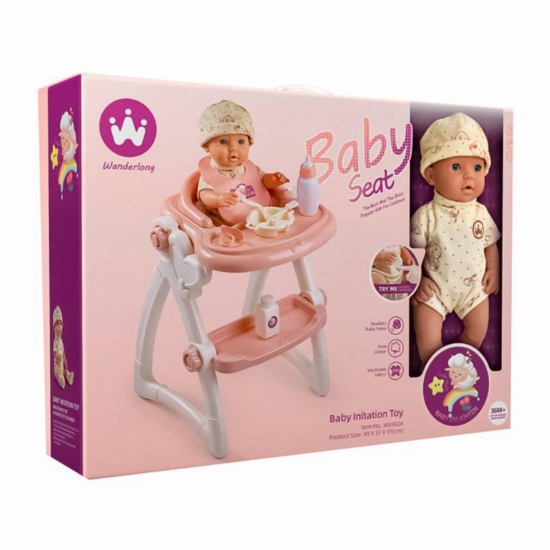 High Dining Table Chair - Pink