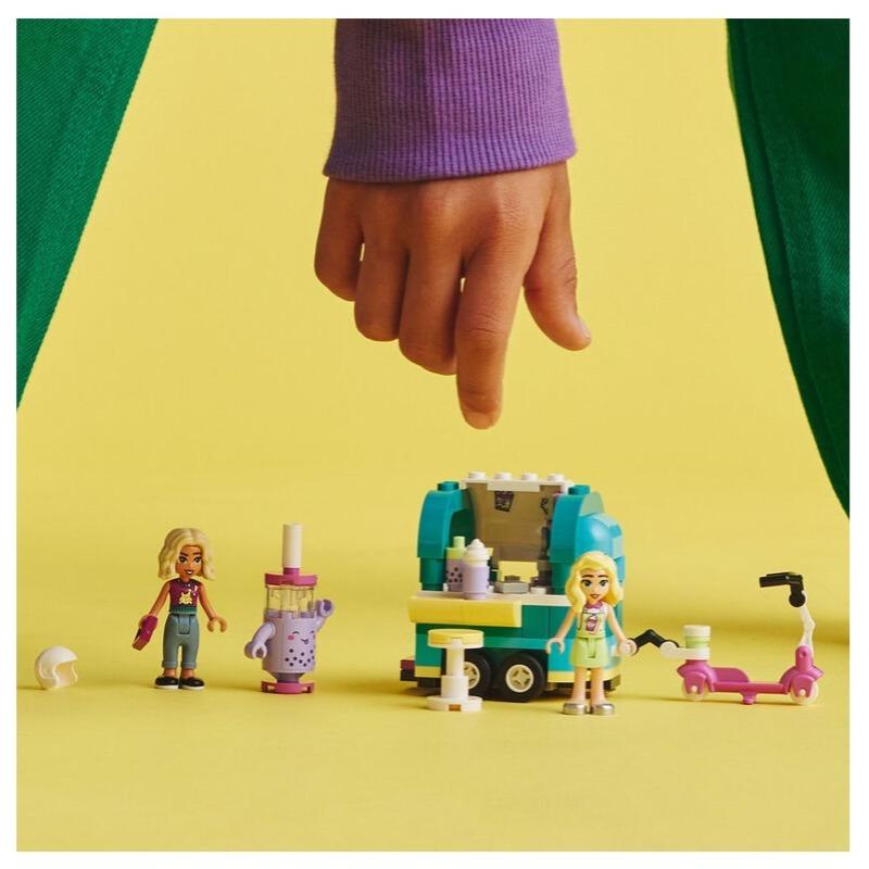 LEGO Friends Mobile Bubble Tea Shop Building Toy Set - 109 Pcs