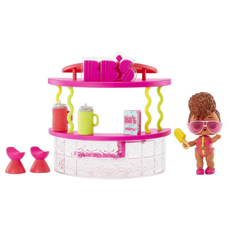 لول سربرايز - فرنيتشر بلاي ست سناك بار مع دمية