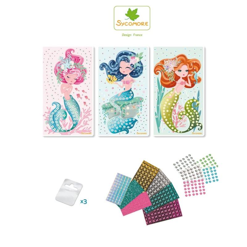 Sycomore Stick & Fun Children's Mosaics Mermaids