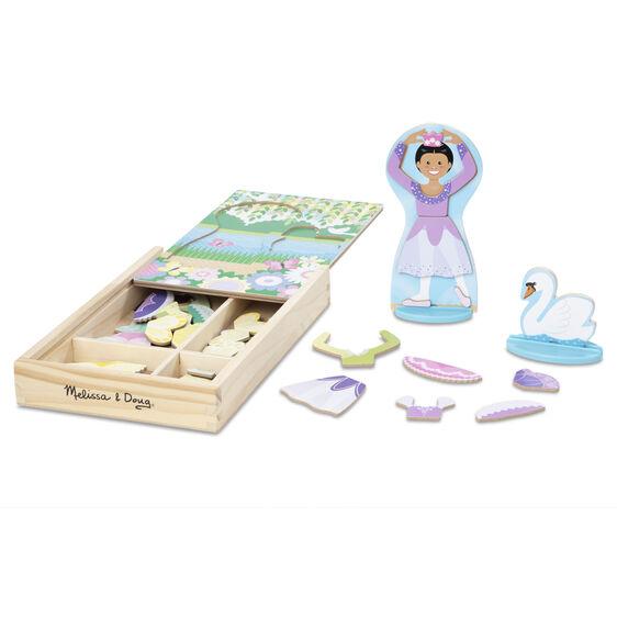 Melissa and Doug Ballerina Fairy Magnetic Dress-Up Play Set
