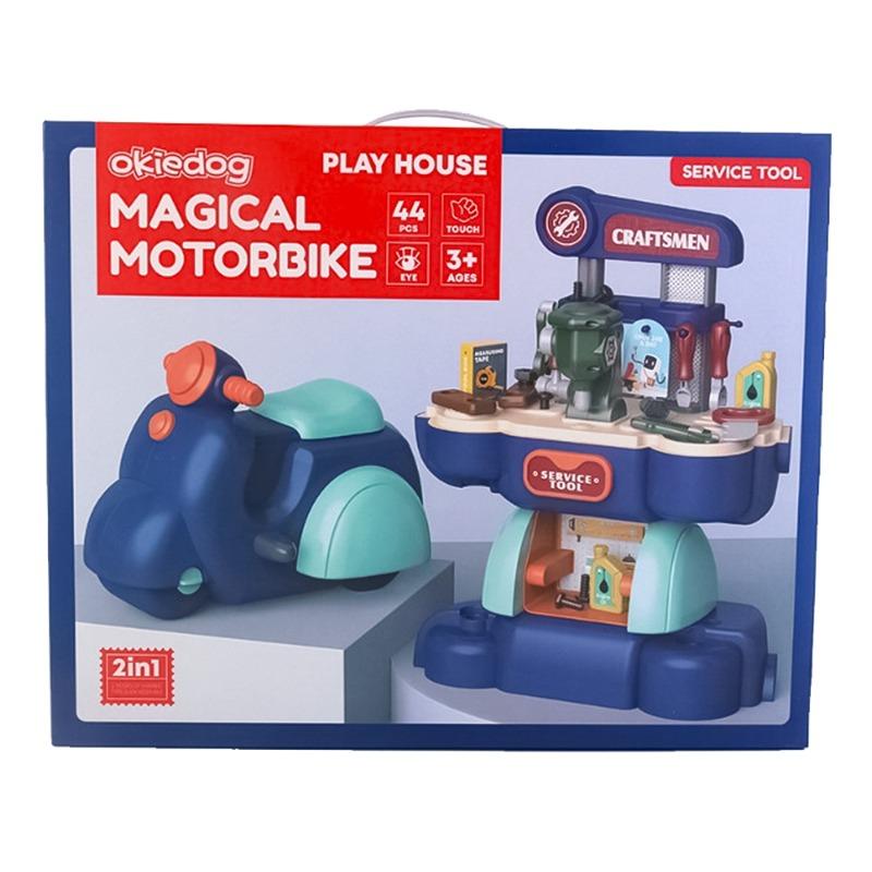 Okiedog Magical Motorbike Service Tool - Mainan playhouse Vespa anak