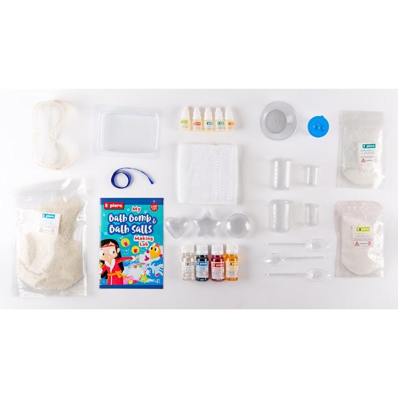 Explore My Bath Bomb And  Bath Salts Making Lab