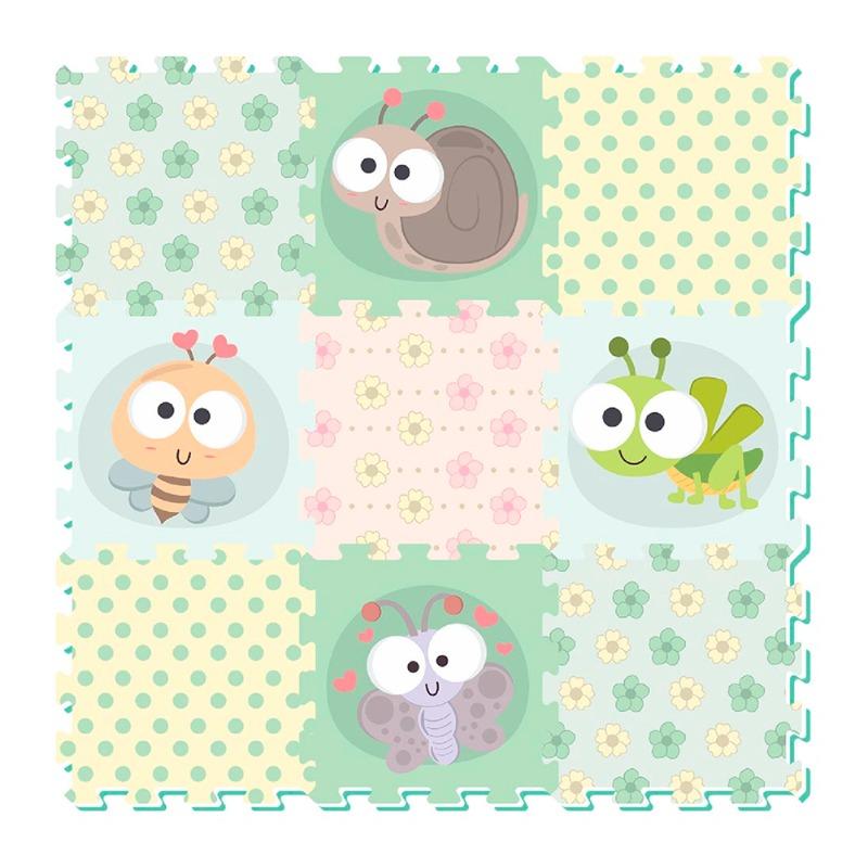 سونتا - حصيرة بازل بتصميم الحشرات 9 قطع