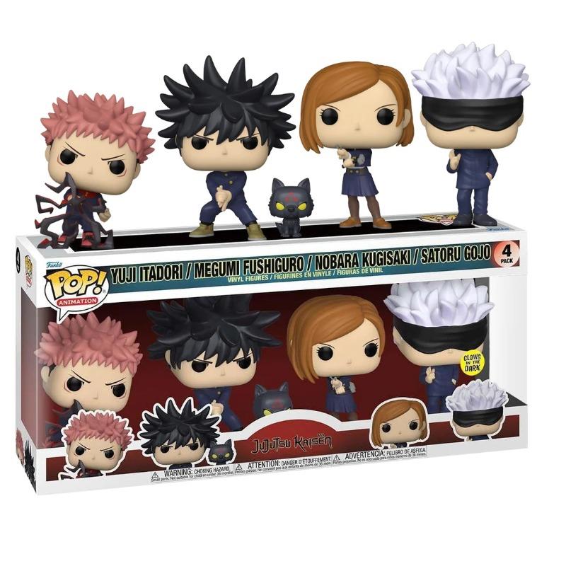 Funko Pop Jujutsu Kaisen - US Exclusive Pop Vinyl 4-Pack