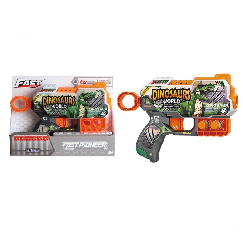 Dinosaur-themed Soft Bullet Gun with Foam Darts