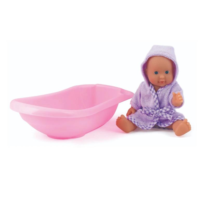 Dolls World Bath Time Doll Assorted Styles - 17 cm