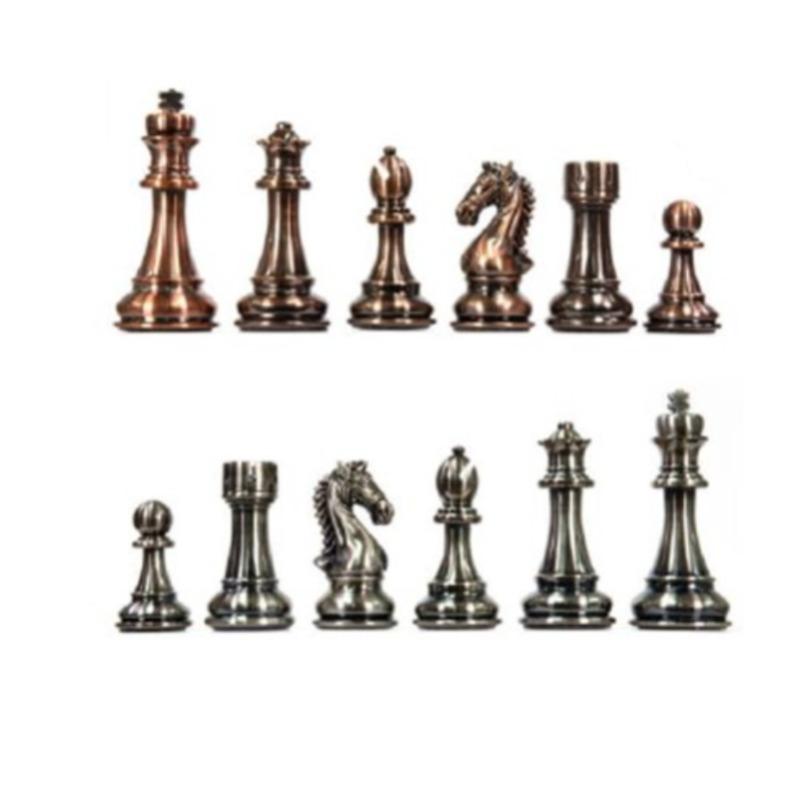 Kasparov Chess Set Grandmaster Silver & Bronze