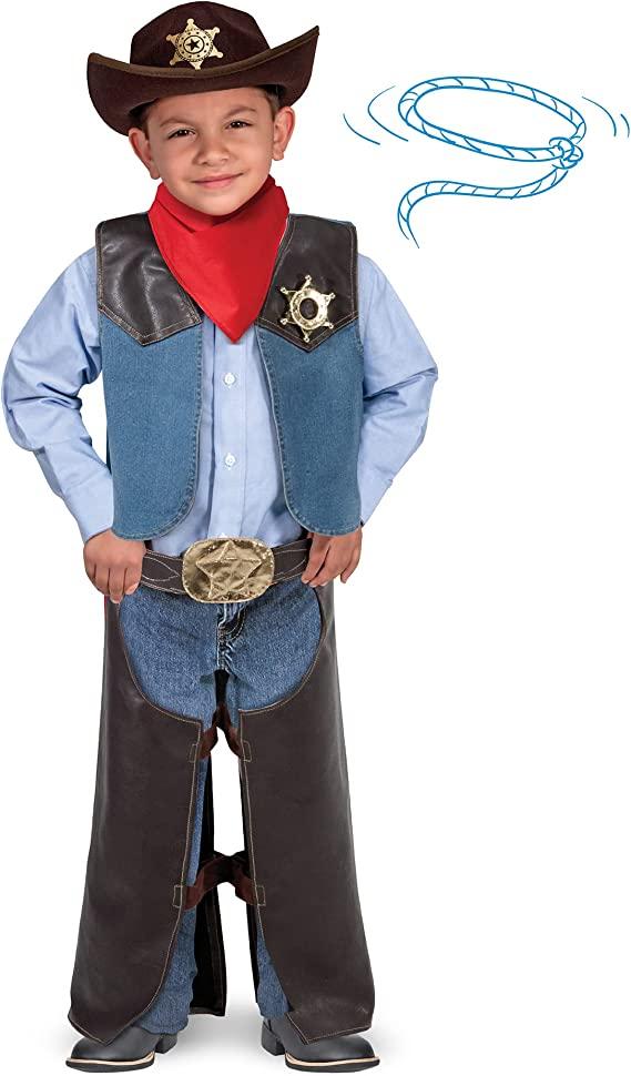 Melissa and Doug Cowboy Role Play Costume Set