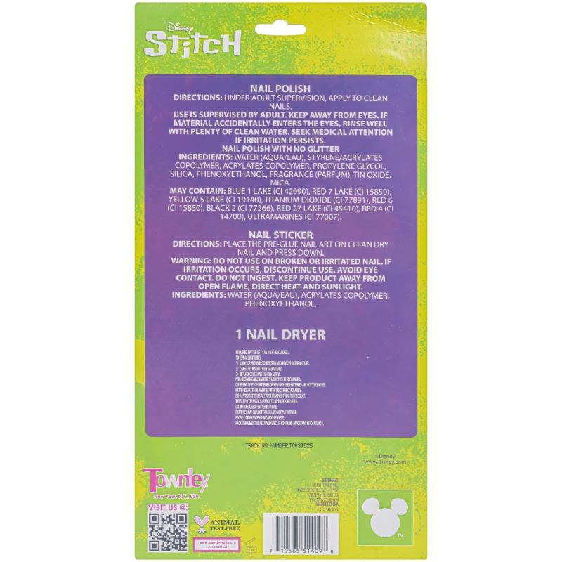Disney Stitch – Nail Polish with Role Play Dryer