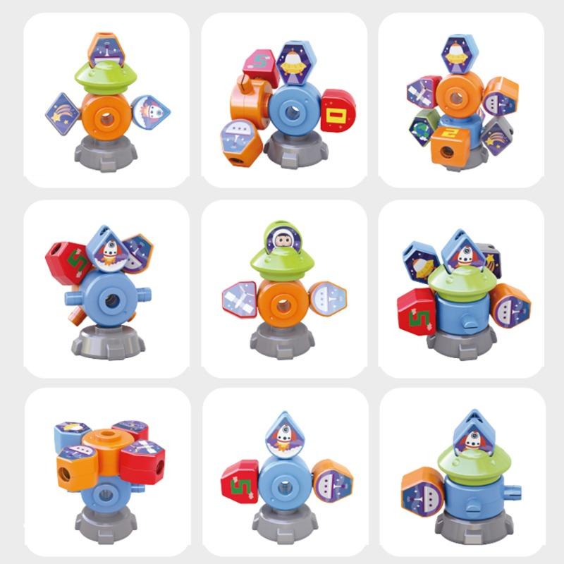 Hola Magic Toy Spaceship Shape Sorter Building Set