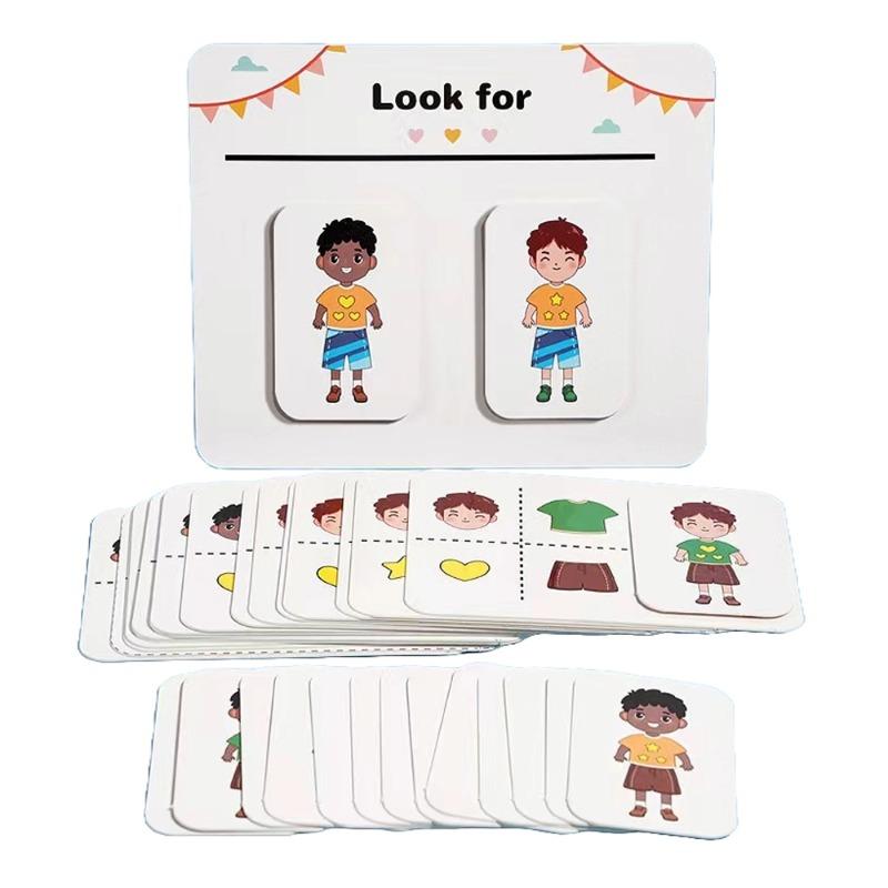 Educational Book Puzzle And Art Shape Matching - Boys
