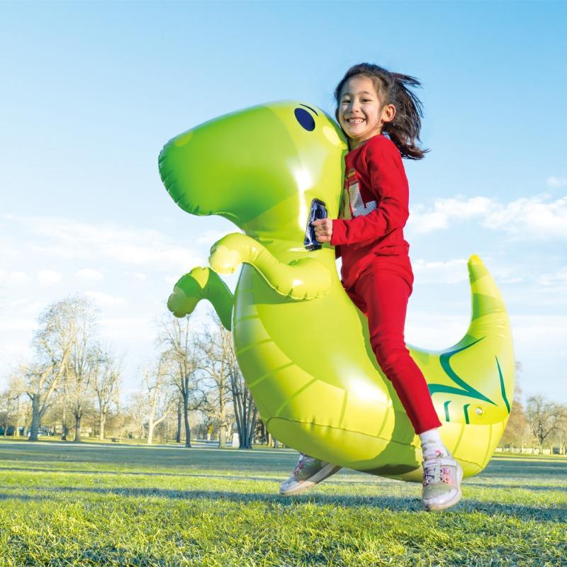 هايب لعبة الركوب والقفز القابلة للنفخ بشكل ديناصور