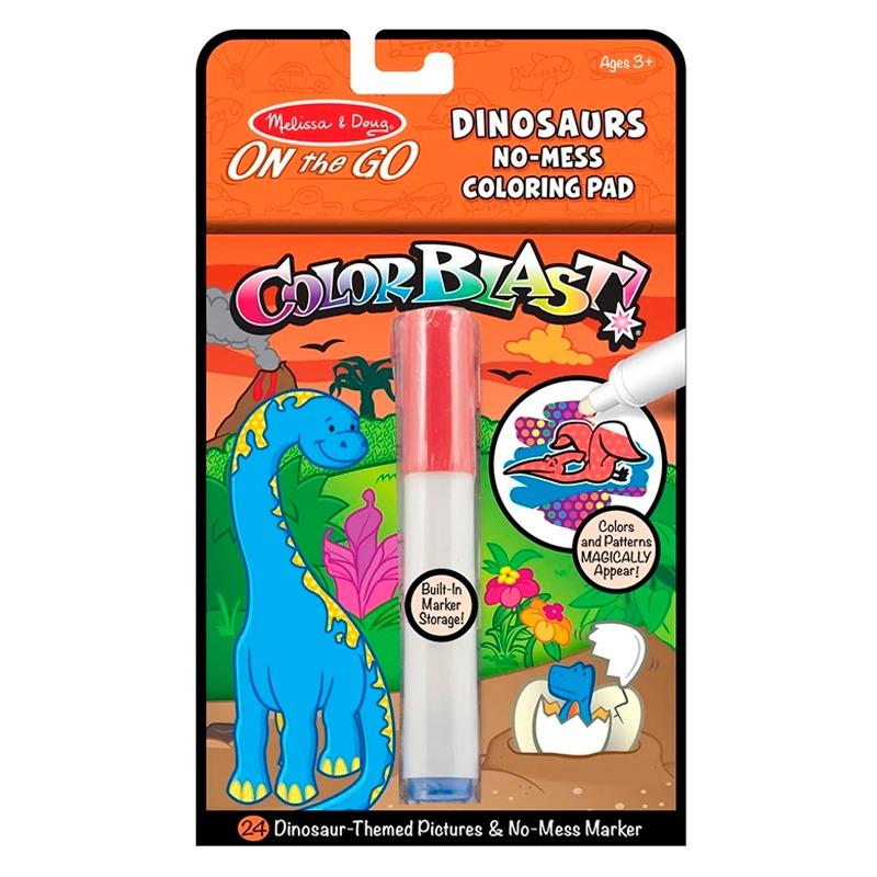 Melissa and Doug Water Wow Colorblast Dinosaur On the Go
