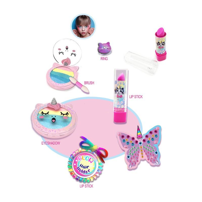 Tokidas Three Colour Eyeshadow And Blush In Unicorn Shaped Case