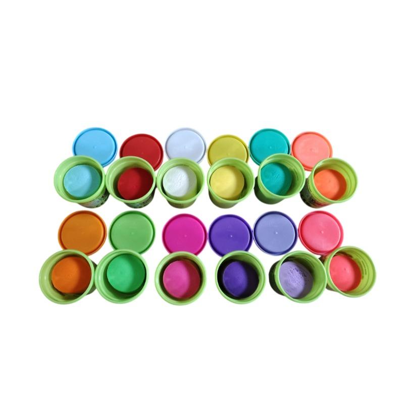 Dohtime 4+2 Pack Bright Colors Modeling Dough Set - Non-Toxic Kids Clay